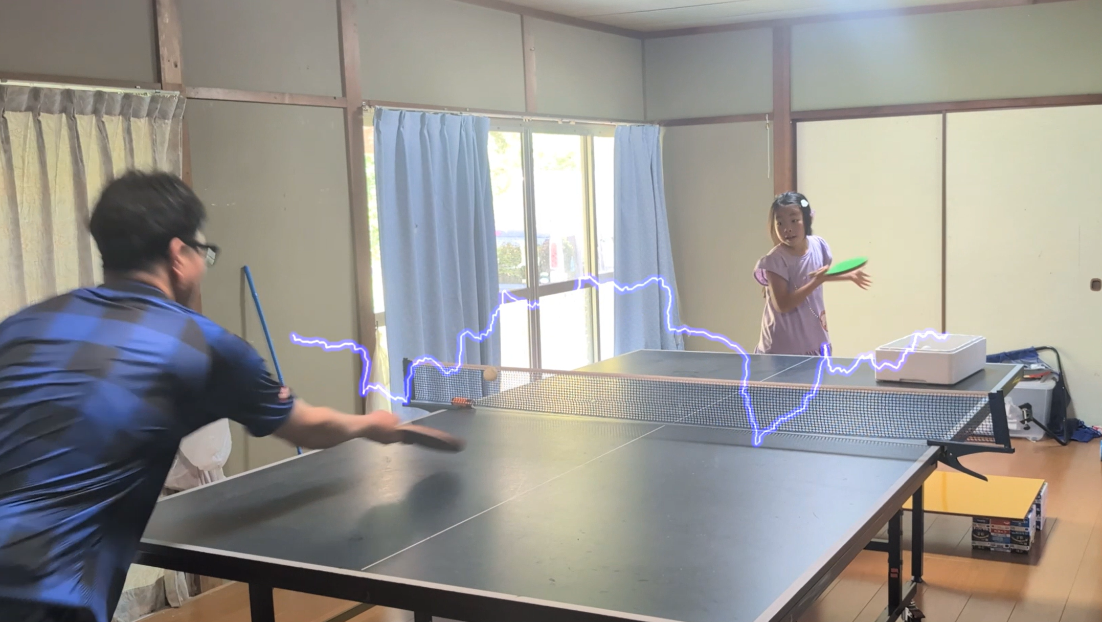 一か月ですごいサーブを出す